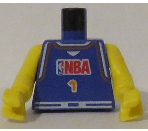 LEGO Violett NBA player, Number 1 Torso