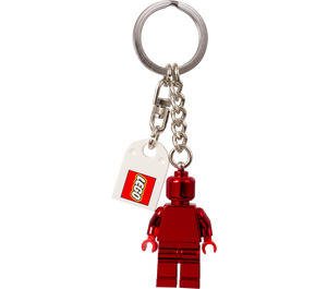 LEGO VIP Chrome Red Key Chain - Yellow Label (5005205)