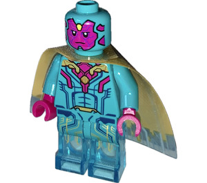 LEGO Vision s Tmavě tyrkysová Oblek Minifigurka