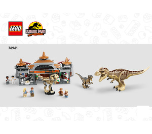 LEGO Visitor Centre: T. rex & Raptor Attack Set 76961 Instructions