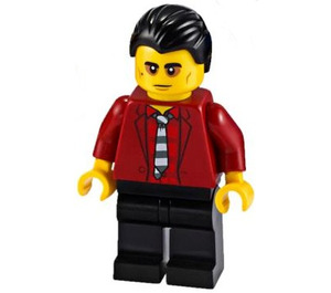 LEGO Vito con Nero Corto pettinato Capelli e Striped Tie Minifigure