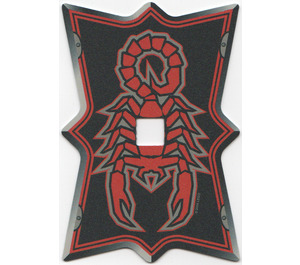 LEGO Vladek's Shield with Scorpion Pattern (Plastic)