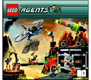 LEGO Volcano Base Set 8637 Instructions
