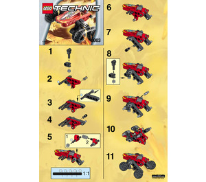 LEGO Volcano Climber Set 8003 Instructions