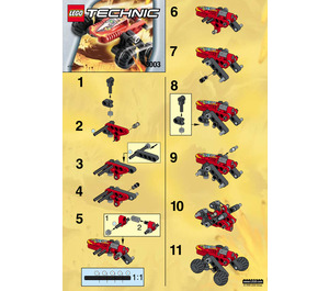 LEGO Volcano Climber 8003 Anleitungen