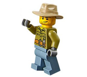 LEGO Volcano Exploration Base Crew Member Minifigur