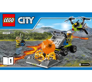 LEGO Volcano Exploration Base Set 60124 Instructions