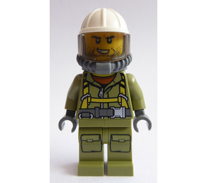 LEGO Volcano Explorer - Mannelijk met Breathing Apparatus Minifiguur