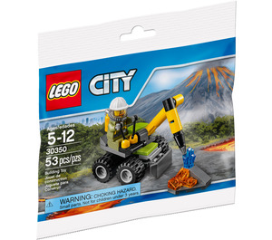 LEGO Volcano Jackhammer Set 30350 Packaging
