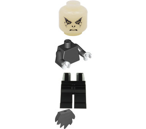 LEGO Voldemort Figurine Tête phosphorescente, cape gris pierre foncé