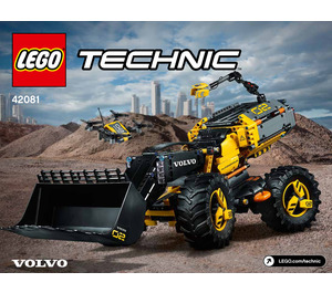 LEGO Volvo Concept Roue Loader ZEUX 42081 Instructions