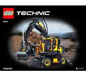 LEGO Volvo EW160E 42053 Istruzioni