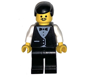 LEGO Waiter with Moustache Minifigure