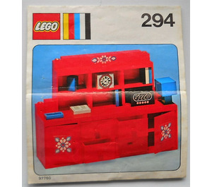 LEGO Mauer unit 294 Instructions