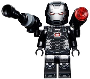 LEGO War Machine with Black and Silver Armor with Shooter and Rifle Minifigure