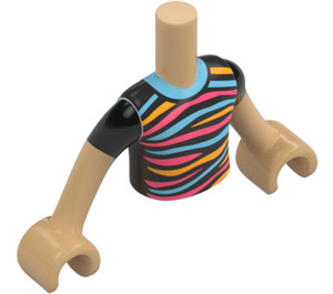 LEGO Warme Bräune Alexander Friends Torso (Boy) (73161)