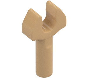 LEGO Warm Tan Bar 1 with Clip (without Gap in Clip) (3484 / 48729)