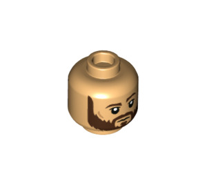 LEGO Warm Tan Cassian Andor Head (Recessed Solid Stud) (3626 / 100520)