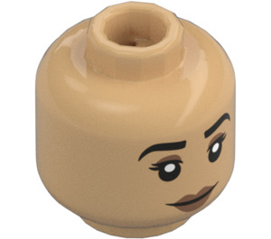 LEGO Warm Tan Cuddle Team Leader Minifigure Head (Recessed Solid Stud) (3274)