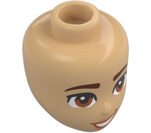 LEGO Warm Tan Luna (41751) Minidoll Head (92198 / 101132)