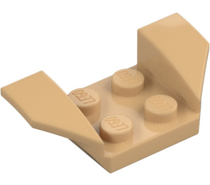 LEGO Warm Tan Mudguard Plate 2 x 2 with Flared Wheel Arches (41854)