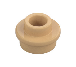 LEGO Warm Tan Plate 1 x 1 Round with Open Stud (28626 / 85861)