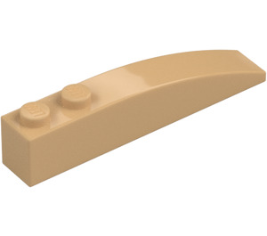 LEGO Warm Tan Slope 1 x 6 Curved (41762 / 42022)