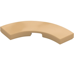 LEGO Warm Tan Tile 3 x 3 Curved Corner (79393)