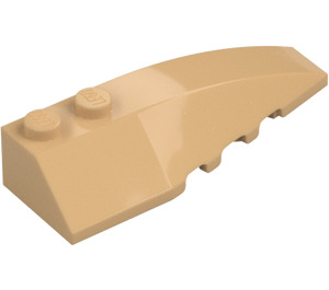 LEGO Warm Tan Wedge 2 x 6 Double Right (5711 / 41747)