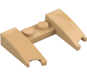 LEGO Beige caldo Cuneo 3 x 4 x 0.7 con Ritaglio (11291 / 31584)