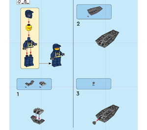 LEGO Water Police Water Scooter Set 952207 Instructions