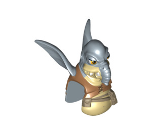 LEGO Watto Head with Vest and Belt (12246 / 95706)