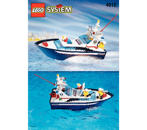 LEGO Wave Cops Set 4012 Instructions
