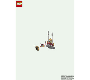 LEGO Weapons Rack Set 891504 Instructions