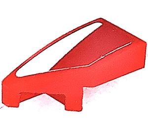 LEGO Wedge 1 x 2 Left with Red and White Decoration left Sticker (29120)