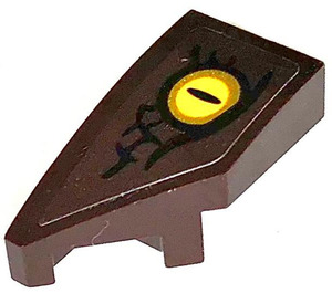 LEGO Wedge 1 x 2 Left with Right Dragon Eye Sticker (29120)