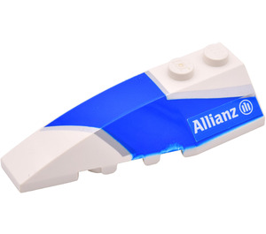 LEGO Wedge 2 x 6 Double Left with 'Allianz' Sticker (41748)