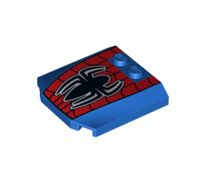 LEGO Coin 4 x 4 Incurvé avec Spiderman logo (16620 / 45677)