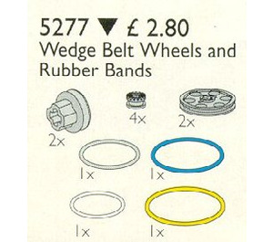 LEGO Wedge Belt, Pulleys and V-Belts Set 5277