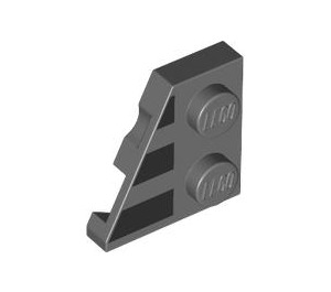 LEGO Wedge Plate 2 x 2 Wing Left with Black stripes (24299 / 102784)