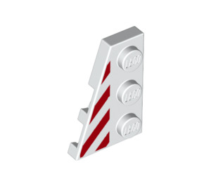 LEGO Keil Platte 2 x 3 Flügel Links mit Buzz Lightyear rot Streifen (43723 / 78198)