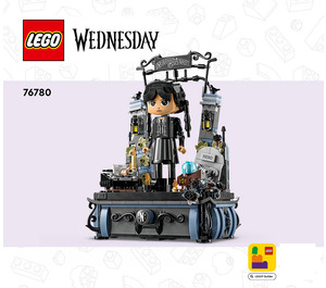 LEGO Wednesday Addams Figure 76780 Instruktioner