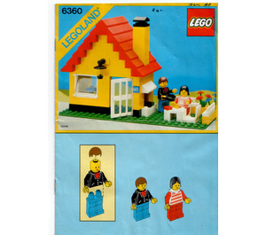 LEGO Weekend Cottage Set 6360 Instructions