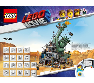 LEGO Welcome to Apocalypseburg! Set 70840 Instructions