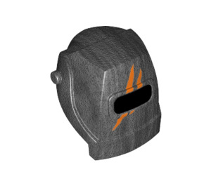 LEGO Welding Mask with Orange Claw Marks (13792 / 39434)