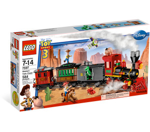 LEGO Western Train Chase Set 7597 Packaging
