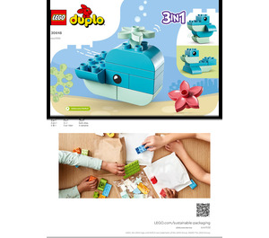 LEGO Whale Set 30648 Instructions