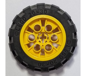 LEGO Wheel 20 x 30 Balloon Medium with Tire 49.6 x 20 (Balloon 20 x 30) (6582)