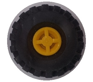 LEGO Wheel Rim Ø8 x 6.4 without Side Notch with Tyre 8/ 75 x 8 Offset Tread (73668)