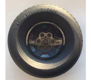 LEGO Wheel Rim Wide Ø43.2mm x 26mm with Black Tyre Wide Ø81,6 x 44